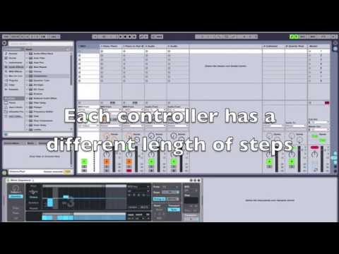 Ambientdemo mit the Mono Sequencer from Max4Live