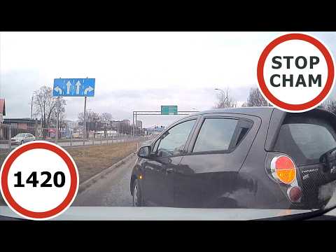 Stop Cham #1420 - Niebezpieczne i chamskie sytuacje na drogach