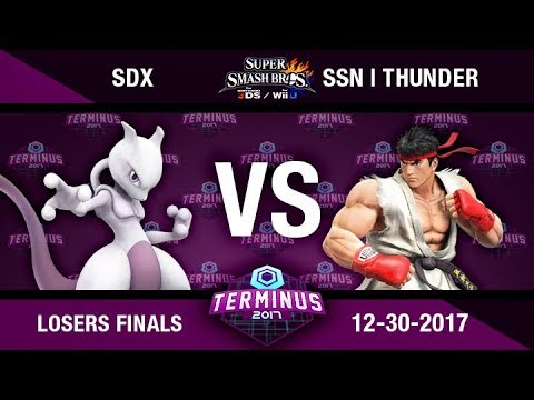 [SSB4] Terminus 2017 (Singles): SDX vs SSN | Thunder (Losers Finals)