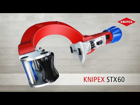 KNIPEX STX60 For hard and tough cable sheaths Ø 30 - 60 mm video