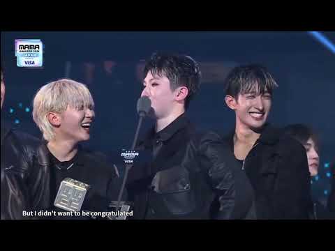 SEVENTEEN MAMA 2024 ARTIST OF THE YEAR - WOOZI EMOTIONAL SPEECH😭 #mama2024 #seventeen #woozi #svt