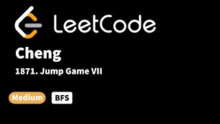 YouTube video 'LeetCode 1871. Jump Game VII'