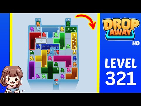 Drop Away Level 321 Solution Walkthrough