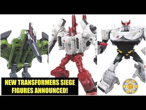 HASBRO REVEALED THREE NEW SIEGE FIGURES TODAY!!!