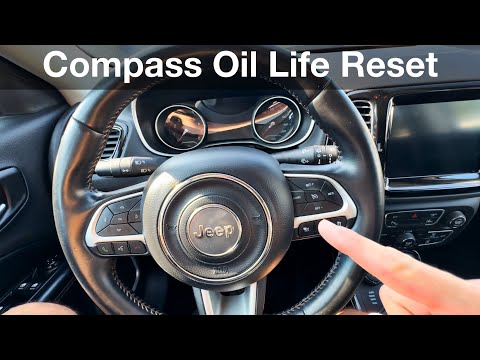2015 - 2021 Jeep Compass How to Reset the Maintenance Reminder / Oil life