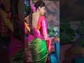 Rachitaram Cute Green Saree Look