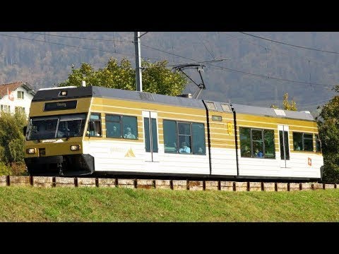 MVR Transports Montreux-Vevey-Riviera. Automotrices BDeh 2/4 73-75. Adieux après 46 ans