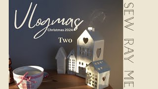 Sew Ray Me ~ Vlogmas 2024 part two ~ new cast on, shop news & frosty days