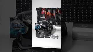 #Shorts Black Standard VFLUO high visibility reflection safety stickers for motorcycle helmets Etc.