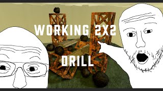 How to make a 2x2 DRILL in Siberian Coal Mining Simulation