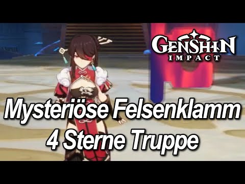 🔥Genshin Impact - Sphäre: Mysteriöse Felsenklamm mit einer 4 Sterne Truppe schaffen🔥