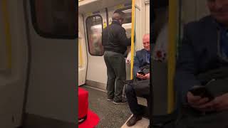 Man sings Bon Jovi&#39;s Livin on a prayer on the train