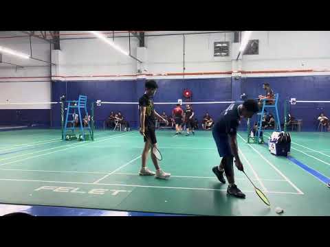 FINAL KEJ BADMINTON BEGINNER LEVEL B - Fazeli/Taufiqur (USG) VS Faris Haniff/Neoh Yee Xiang (BBRC)