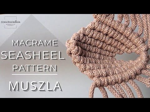 How to make a Macrame Seashell Pattern? | Macrame for beginners | DIY | Macrame Tutorial