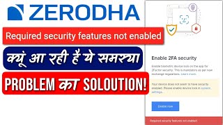 How to Enable 2FA Security in ZERODHA Kite Mobile App || 2FA Authentication  Active करें #moneynest