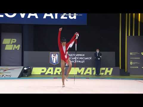 Arzu JALILOVA (AZE) Ribbon AA - European Championships Kyiv 2020
