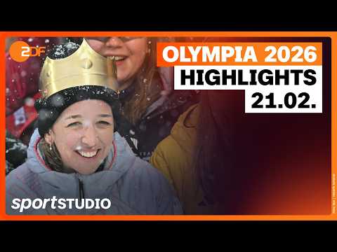 Olympia Highlights Samstag 21.02. | Mailand Cortina 2026 | sportstudio
