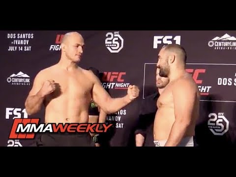 UFC Fight Night 133: dos Santos vs. Ivanov Face-Offs