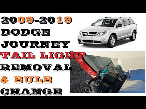 How to change replace Tail light bulbs in Dodge Journey 2009-2019