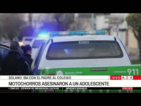 🚨 HORROR EN ALMIRANTE BROWN: ASESINARON A UN ADOLESCENTE EN UN INTENTO DE ROBO MOTOCHORRO