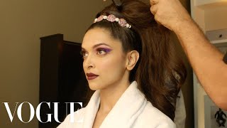 Deepika Padukone Gets Ready for the Met Gala | Vogue