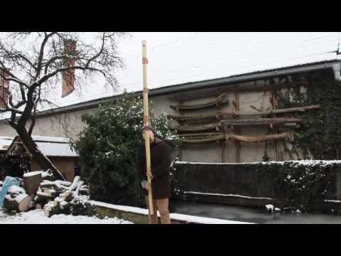 BIG 260 cm 2 pieces Fujara tuned in C dur