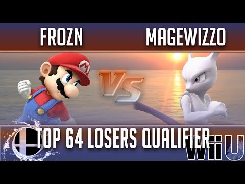 Smash'N'Splash 4  Top 64 Losers Qualifier -  Frozn (Mario) vs  Magewizzo (Mewtwo)