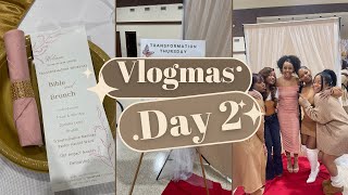 VLOGMAS DAY 2 | Transformation Thursday Brunch 🥂