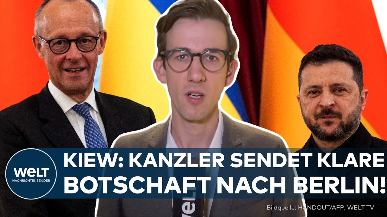 UKRAINE-KRIEG: Kanzler in Kiew – Merz drängt auf Einigung im Haushalts-Zoff