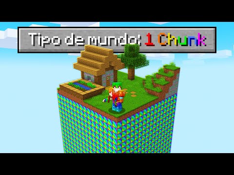ZERANDO O MINECRAFT EM UMA CHUNK DE MINÉRIO SECRETO