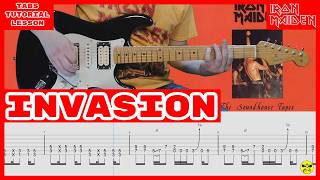 Invasion || Iron Maiden Cover || Guitar Tab || Tutorial || Lesson