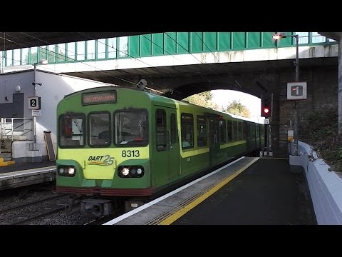 IE 8300 Class Dart Train number 8313 - Killester Station, Dublin