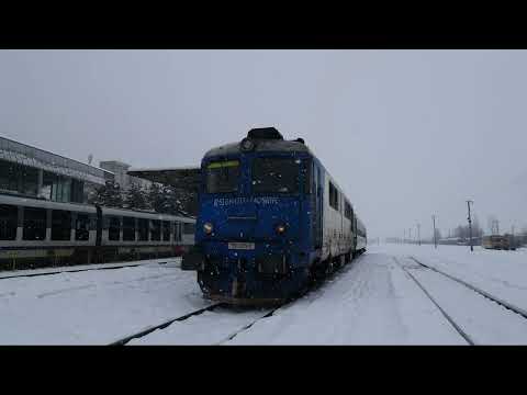 🌨️❄️ 060-DA 60-1213-7 cu R4316 Baia Mare-Satu Mare demareaza din statia CFR Baia Mare ❄️🌨️