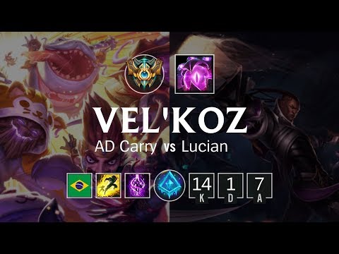 Vel'Koz Bot vs Lucian - BR Challenger Patch 8.21