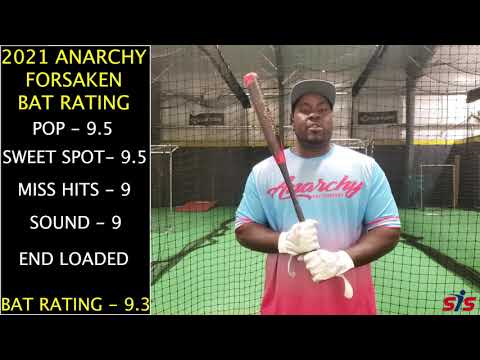2021 ANARCHY FORSAKEN BAT RATING