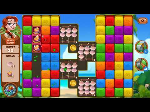 Lost Island Blast Adventure Level 1700 NO BOOSTERS - A S GAMING