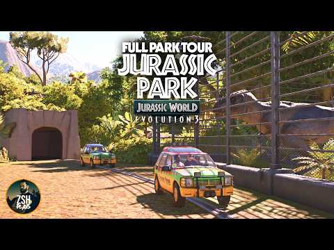 Touring JURASSIC PARK in Jurassic World Evolution 3!