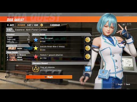 Dead or Alive 6 [PS4] - DoA Quest 147 (Three Stars)