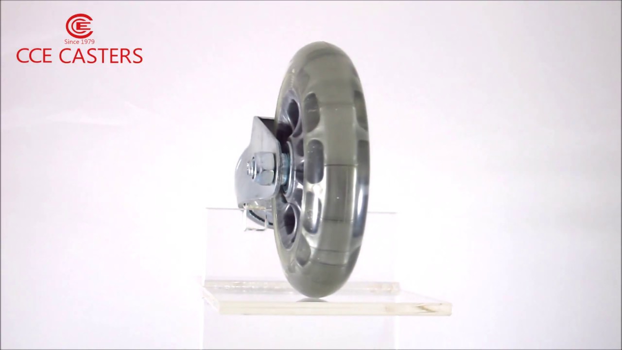 CCE CASTERS-4 x 1 Inch PVC Furniture Pipe PU Caster Trolley Wheels