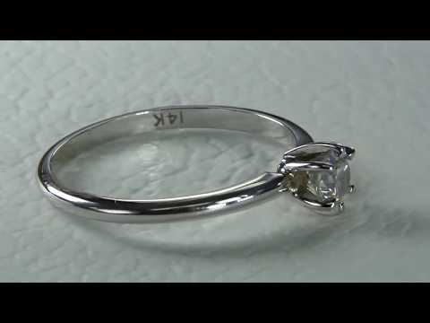 0.25ct Round Solitaire Ring