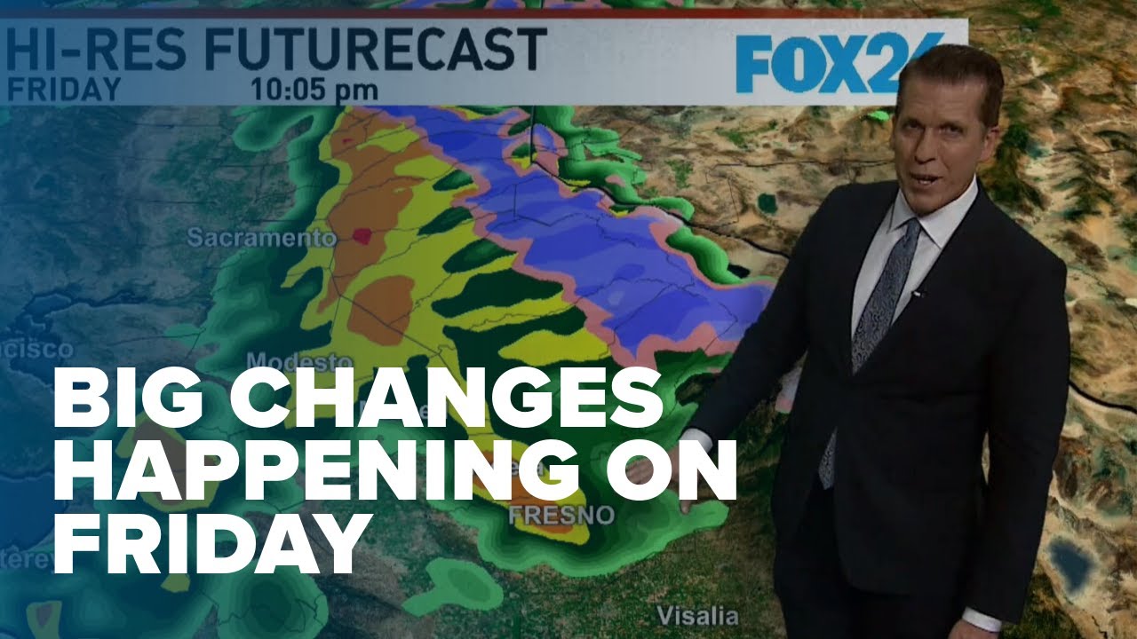 Rain on the way for Friday