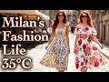 Shopping Season In Milan Popular Fashion Trends Viral Summer Looks Milan Street Style July 2026