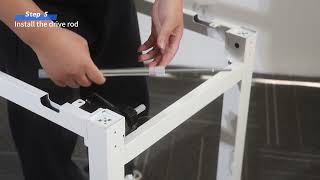 NATE 4SBERF2 Installation Guide — 4-Leg Dual Motor Frame