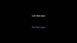 Lorie - Loin des yeux (avec parole)