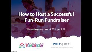 WEBINAR How to Host a Successful Fun Run Fundraiser