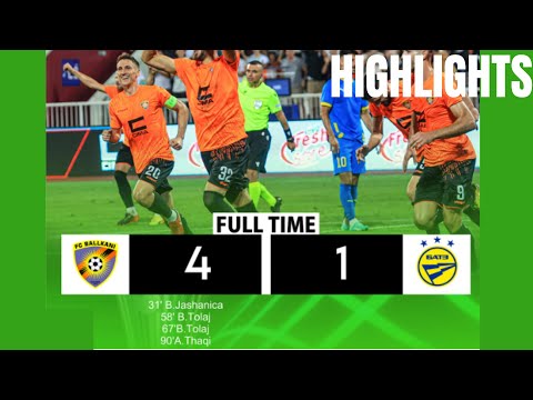 Ballkani 4-1 BATE | Europe Conference League 2023/24 | Highlights and Goals
