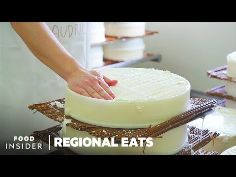 法國的布里奶酪是如何製造的？ (How Brie De Meaux Cheese Is Made In France | Regional Eats)