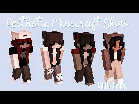 Aesthetic Minecraft Skins for girls//Y2K, cyber//with...