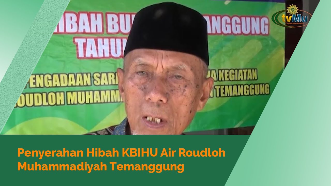 KBIHU Air Roudloh Muhammadiyah Terima Bantuan Hibah dari Pemkab Temanggung