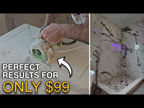 THE ONLY Method You Need to CUT ANY SIZE LARGE FORMAT TILE